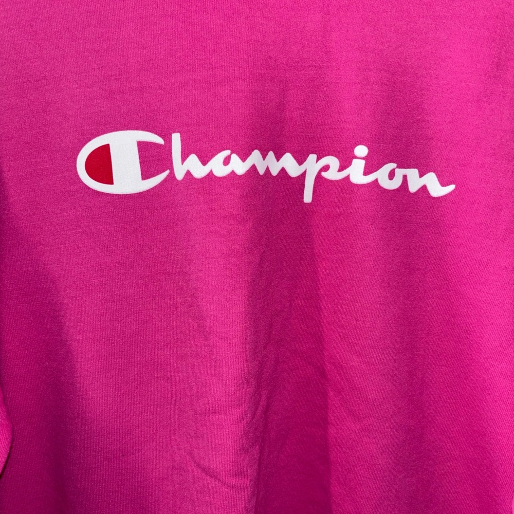 Champion Pink Sporty Athleisure Sweatshirt Womens Medium - Picture 3 of 8